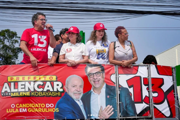 Em Guarulhos, Alencar quer resgatar legado do PT e fazer a cidade avançar