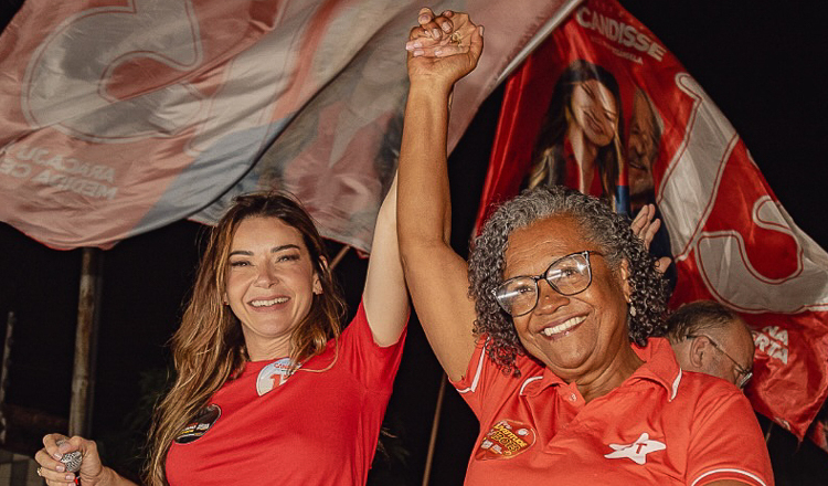 Candisse e Professora Rosângela encantam Aracaju em chapa 100% petista