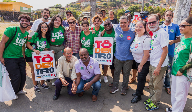 Em Juiz de Fora, campanha de Margarida Salomão continua florescendo