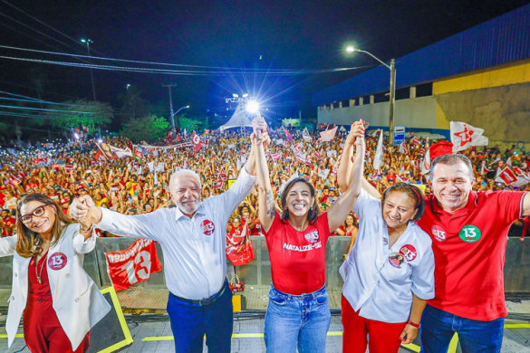 Lula, em Natal: Eleição da Natália é a volta por cima que a gente vai dar”