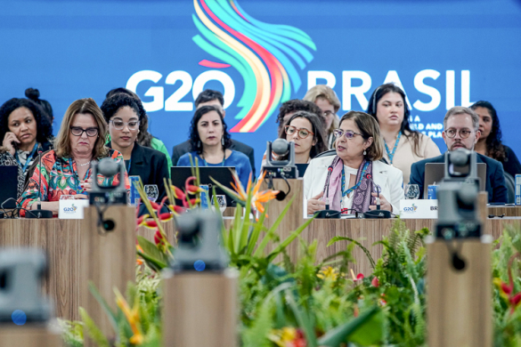 Cida Gonçalves abre a Primeira Reunião Ministerial do GT de Mulheres do G20