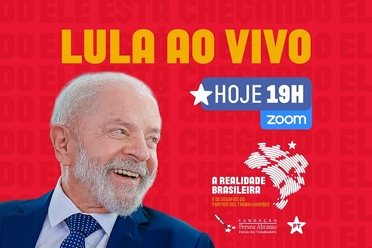 Acompanhe hoje, às 19h, o presidente Lula no Seminário Nacional do PT