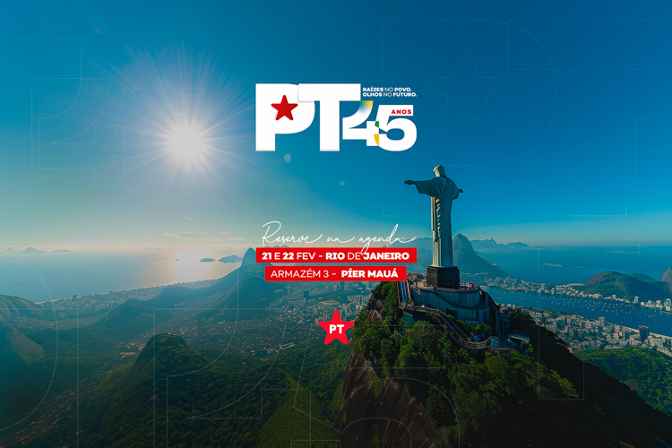 PT 45 anos: confira o novo local do evento no Rio e a programação atualizada