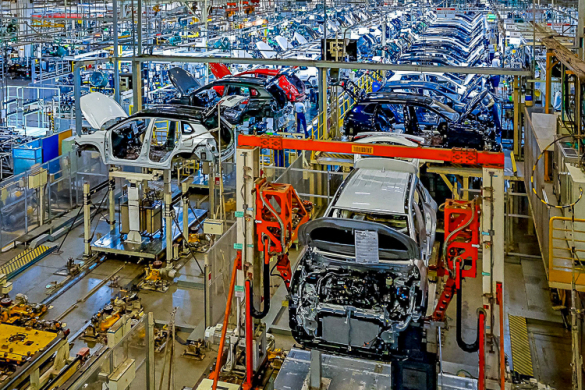Setor automotivo acelera e produção de veículos sobe 8% no trimestre