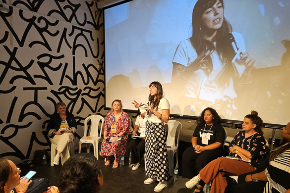 Petistas marcam presença no festival Mulheres em Luta