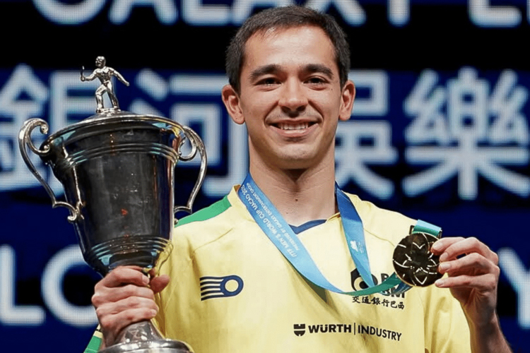 Calderano leva Brasil à maior conquista da história do tênis de mesa nacional