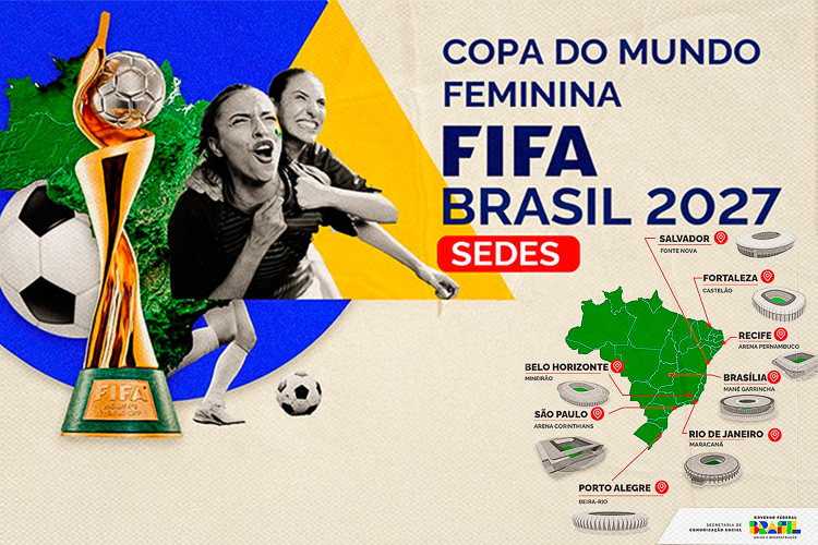 Anunciadas as cidades-sede da Copa do Mundo Feminina de Futebol