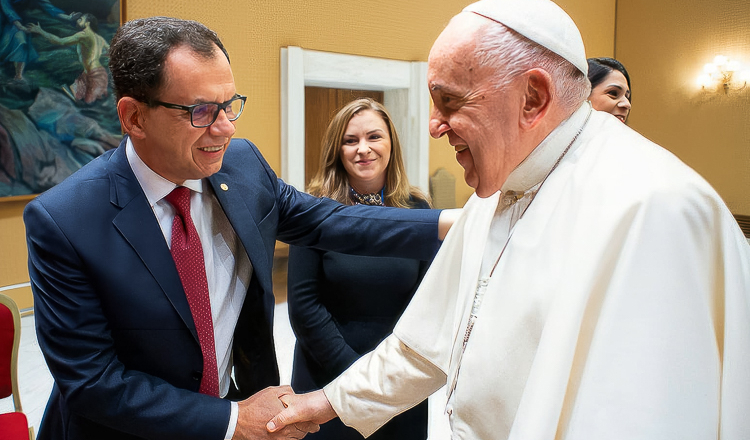 Francisco e as crianças palestinas, por Reimont