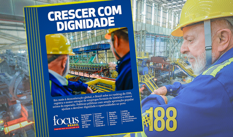Focus: crescimento em 2024 impulsiona IDH e qualidade de vida