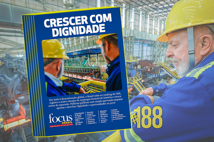 Focus: crescimento em 2024 impulsiona IDH e qualidade de vida