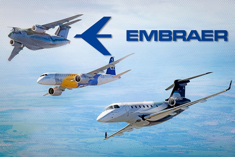Embraer fecha 2º trimestre com valor recorde de R$ 165 bilhões em pedidos