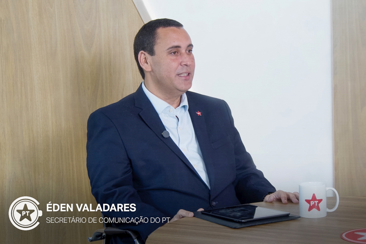 “A centralidade de atuação do PT passa pela comunicação”, afirma Éden Valadares