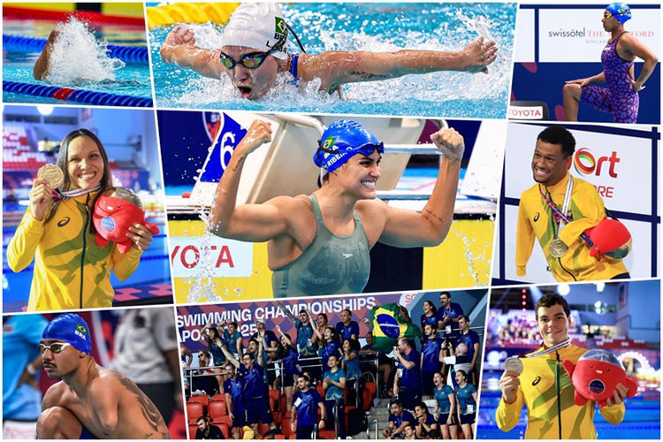 Faz o L! Bolsa Atleta leva Brasil a 39 pódios no Mundial de Natação Paralímpica