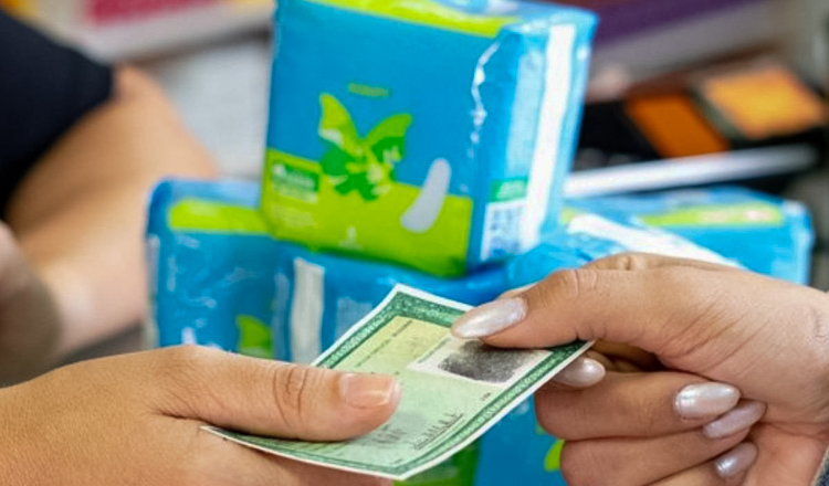 UBS agora pode emitir autorização para retiradas de absorventes