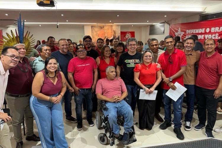 Com Randolfe, Edinho fortalece quadros do PT com filiações no Amapá