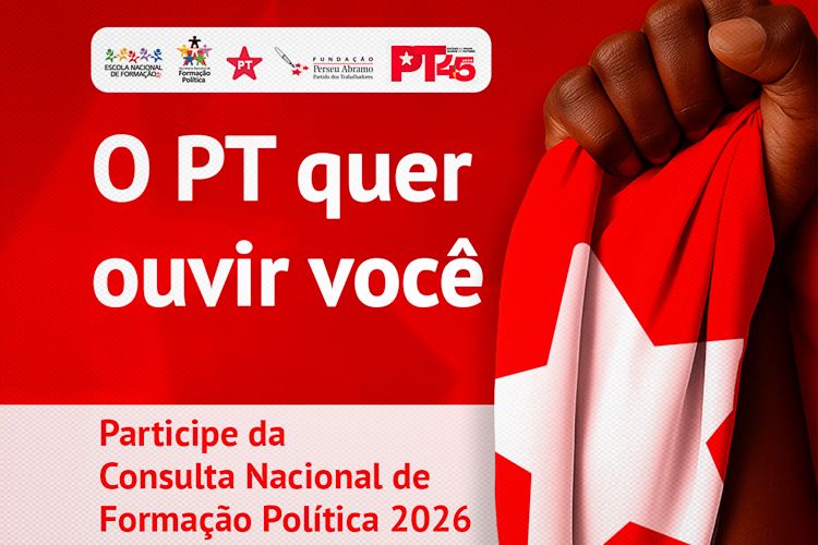 PT lança Consulta Nacional para definir Plano de Formação 2026