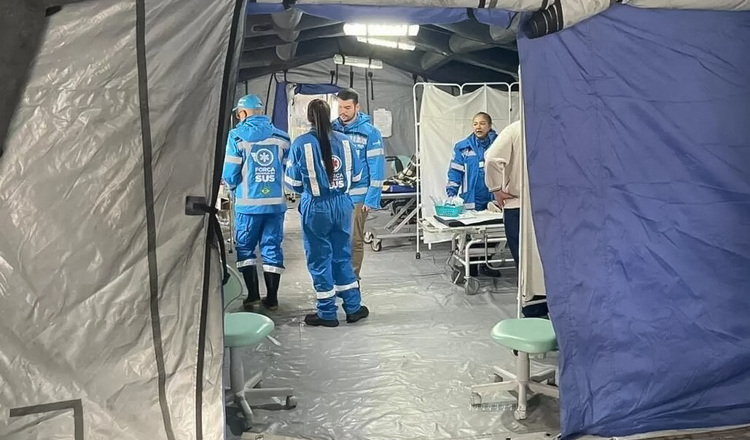 Força Nacional do SUS reforça apoio a comunidades afetadas por tornado