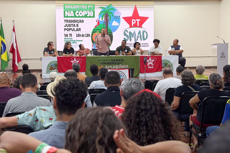 PT discute em Belém “transição justa e popular” para a Amazônia