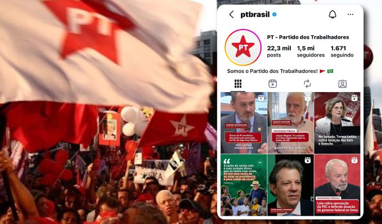 PT domina as redes! Partido lidera ranking de relevância digital com quase o dobro do 2º colocado