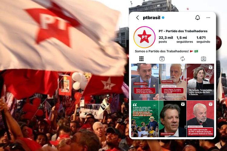 PT domina as redes! Partido lidera ranking de relevância digital com quase o dobro do 2º colocado