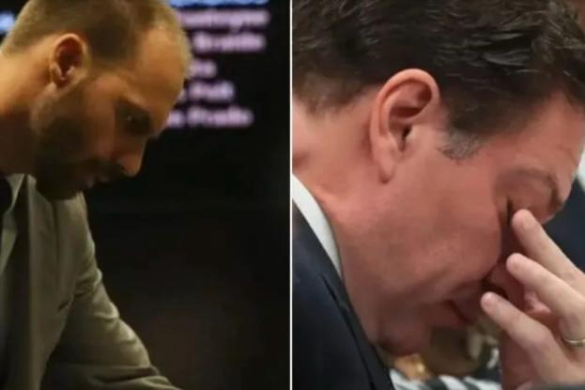 Petistas comemoram cassação de Eduardo Bolsonaro e Ramagem