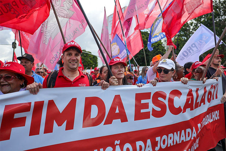 Atos contra a escala 6×1 serão realizados em capitais e cidades brasileiras