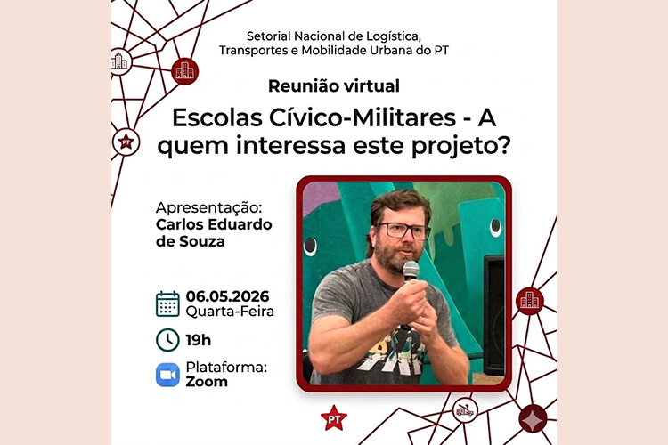 Setorial do PT realiza debate sobre Escolas Cívico-Militares
