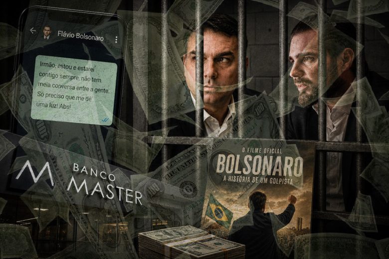 As mentiras de Flávio Bolsonaro sobre suas ligações com o Banco Master e Vorcaro