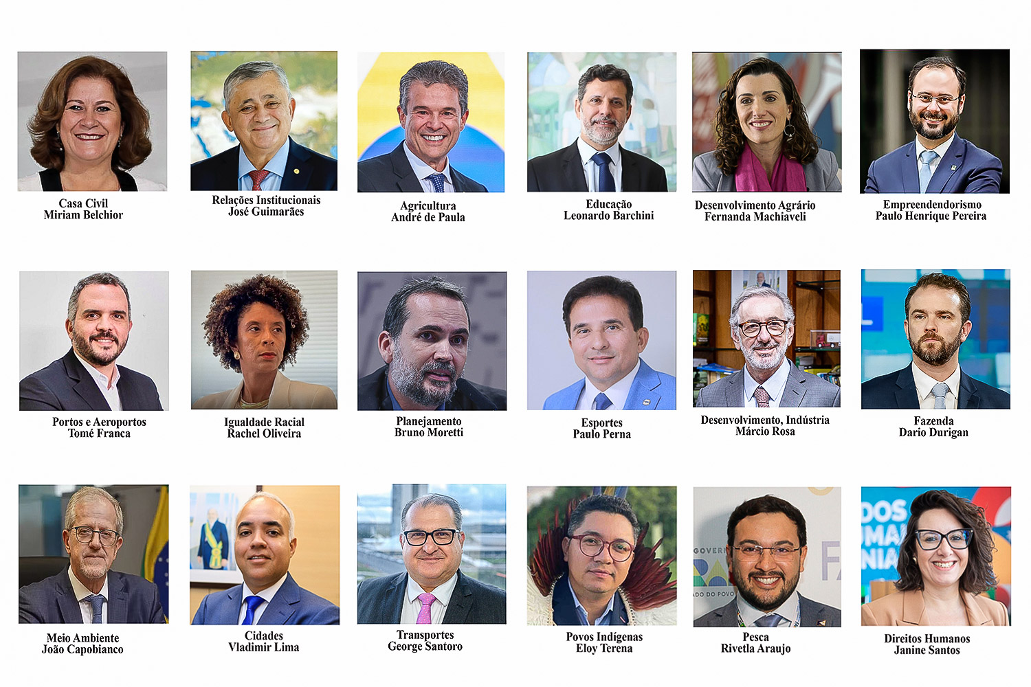 Novos ministros: compromisso com projeto do Governo e capacidade técnica