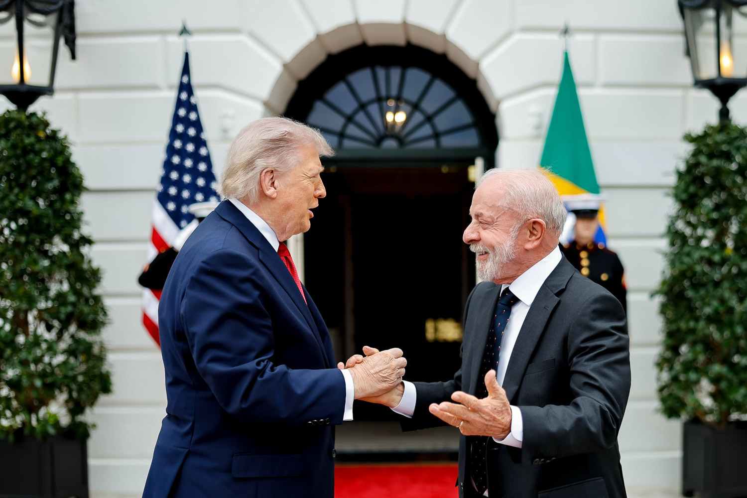 Em reunião amistosa, Lula e Trump discutem comércio, crime e riquezas minerais
