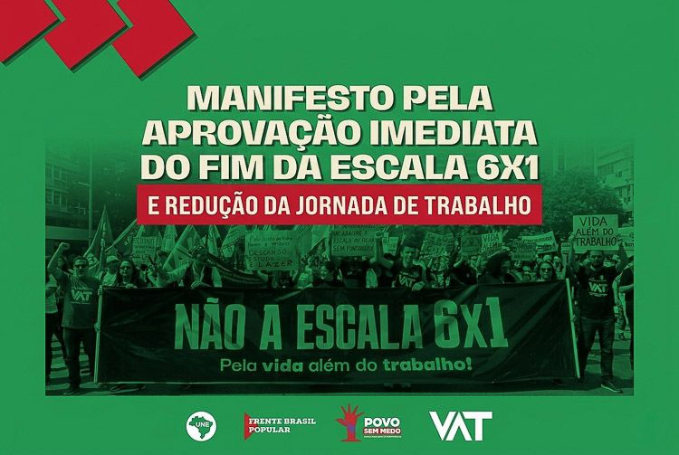 Manifesto pede aprovação imediata do fim da escala 6×1