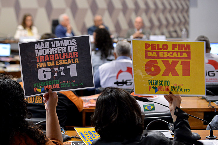 PT pressiona Congresso por fim da escala 6×1 e denuncia manobras contra trabalhadores