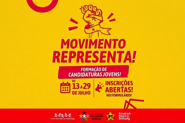 Movimento Representa reforça formação de jovens lideranças do PT para as eleições