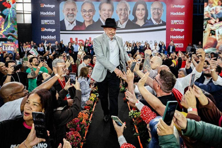 Lula diz que chapa de SP é motivo de orgulho: ‘Adversários não têm tamanho nem biografia’