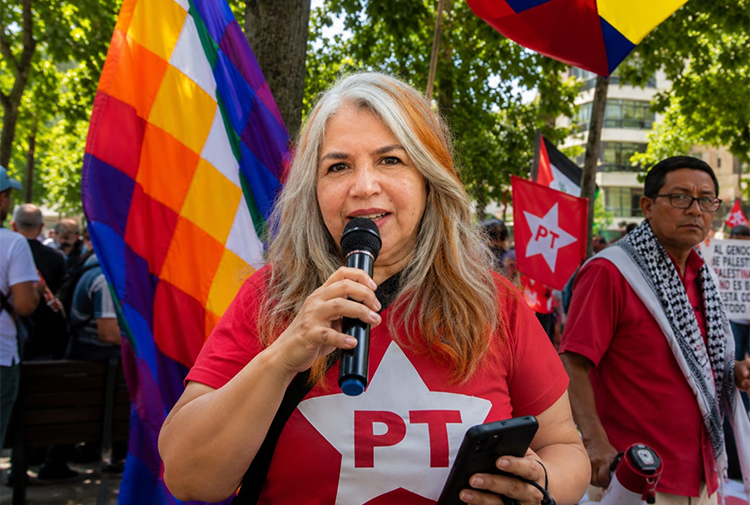 Núcleo do PT Madrid participa de ato internacional em defesa da soberania dos povos latino-americanos e caribenhos