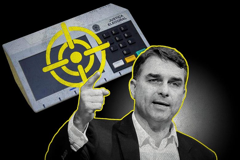 Flávio Bolsonaro ataca urnas eletrônicas que elegeram sua família por 30 anos