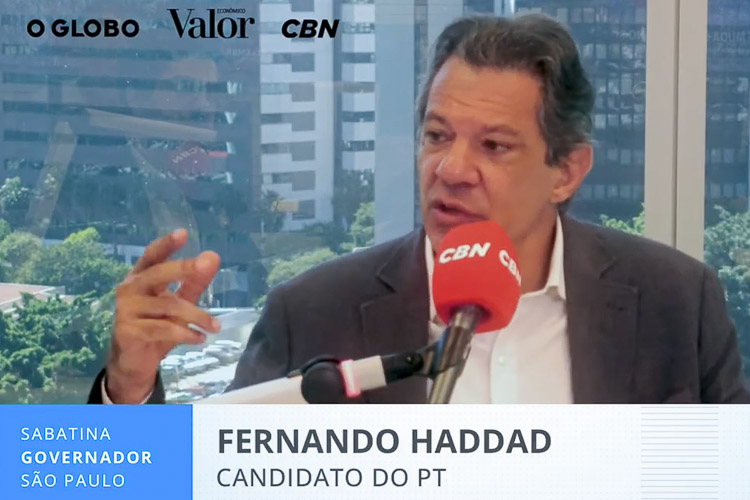 Flávio Bolsonaro é um risco econômico, social e internacional, alerta Haddad