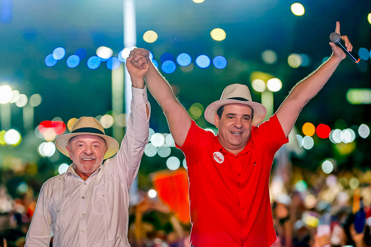 Em Natal, Lula destaca caráter e competência de Cadu para governar o Rio Grande do Norte